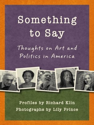 cover image of Something to Say